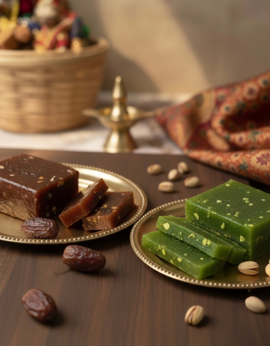 Dates & Pista Halwa Combo (500g each)