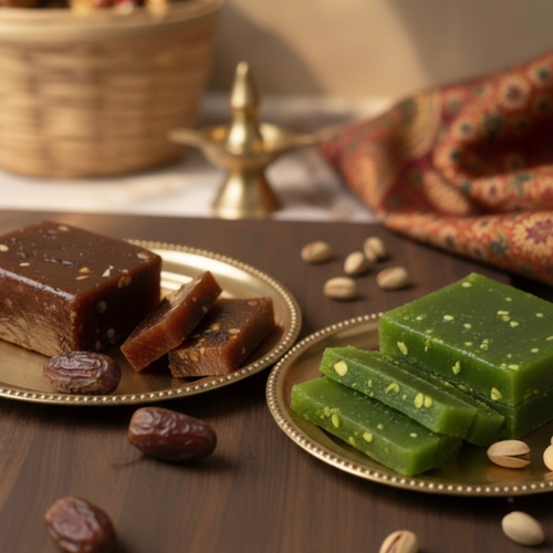 Dates & Pista Halwa Combo (500g each)