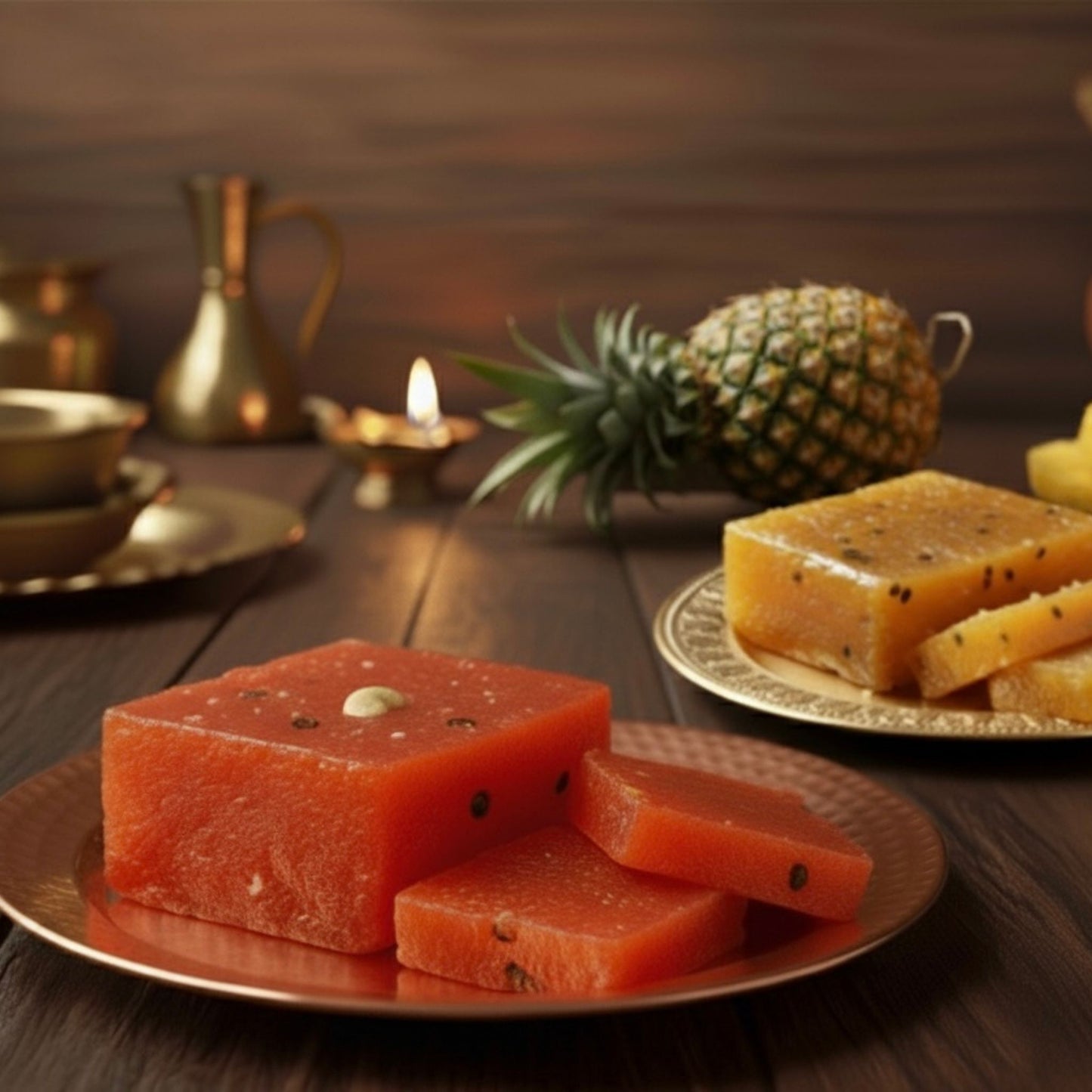 Halwa Combo (Red + Pineapple) - 500g each