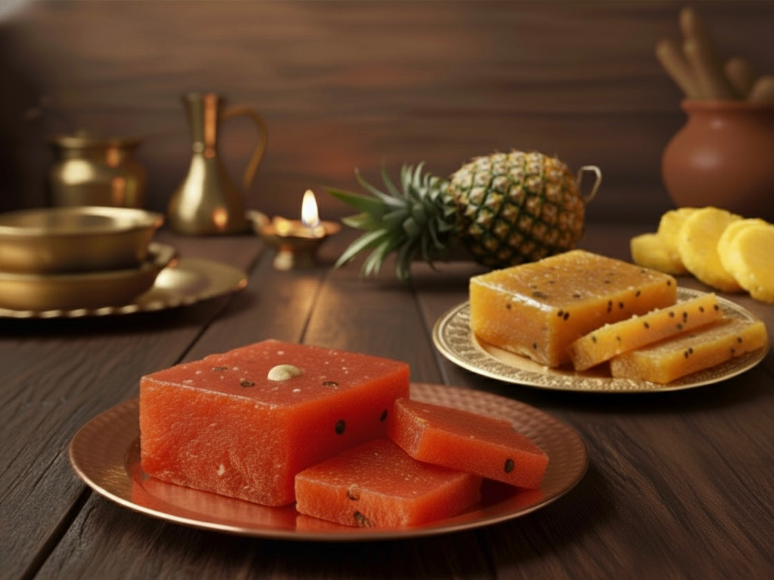 Halwa Combo (Red + Pineapple) - 500g each