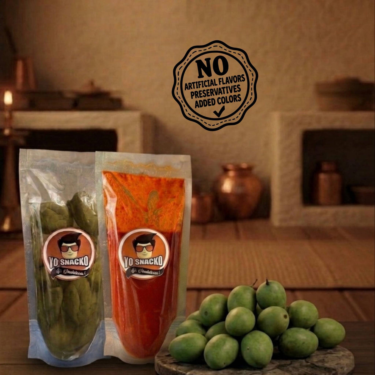Pickle Combo Pack – Salted Mango + Tender Baby Mango (300g each)